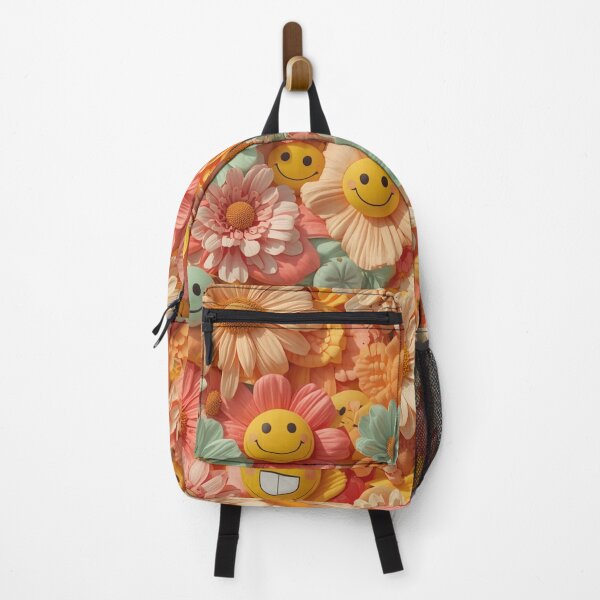 Item preview, Happy Flower Collage – Dopamine Aesthetic Floral Design designed and sold by QubZone.