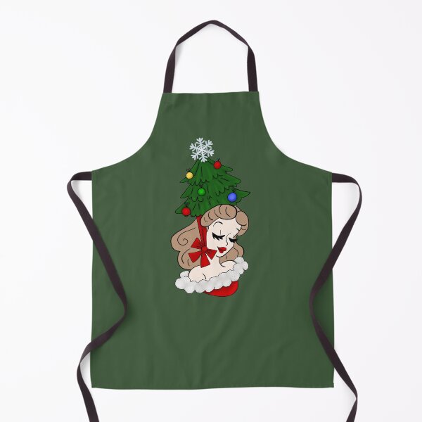 Item preview, Vintage Woman with Christmas Tree Hat designed and sold by AnnabethQuinn.