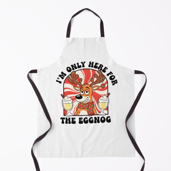 Item preview, Funny Christmas Reindeer Eggnog Party Design designed and sold by SeGoArtDesign.