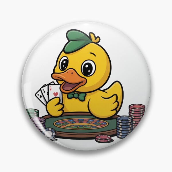 Item preview, Casino Rubber Duck Cute Gambling Design designed and sold by MonkiFlipp.