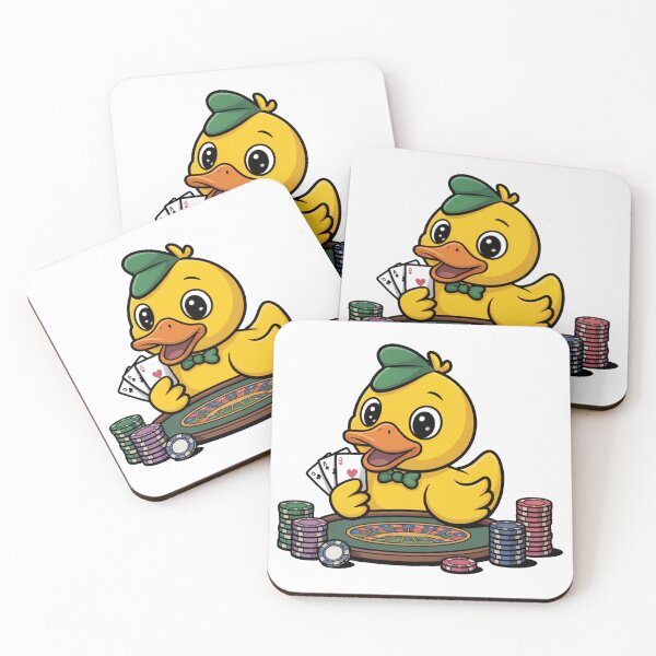 Item preview, Casino Rubber Duck Cute Gambling Design designed and sold by MonkiFlipp.