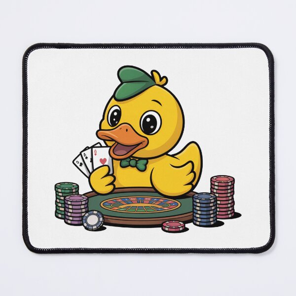 Item preview, Casino Rubber Duck Cute Gambling Design designed and sold by MonkiFlipp.