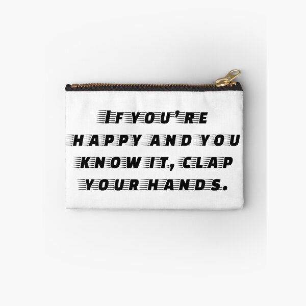Item preview, If You’re Happy and You Know It – Speed Line Typography designed and sold by Bellassi.
