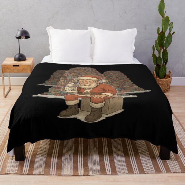Item preview, Tired Santa I Hate December Funny Dark Humor Christmas Design designed and sold by Kotalo.