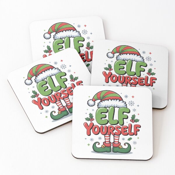 Item preview, Elf Yourself Festive Season Merry Christmas Jolly Santa Claus Reindeer designed and sold by Bouufarte.