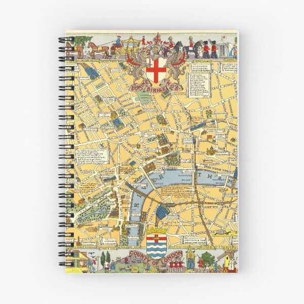 Item preview, Children's Map of London 1938 designed and sold by colourfind.