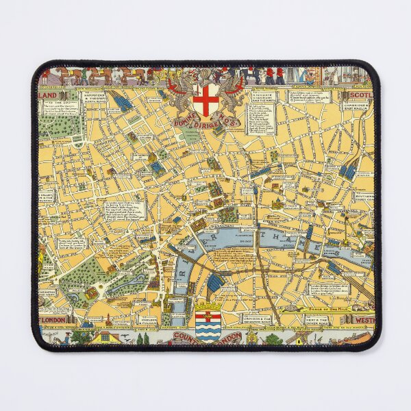 Item preview, Children's Map of London 1938 designed and sold by colourfind.