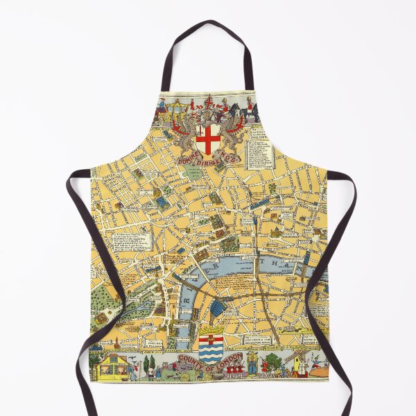 Item preview, Children's Map of London 1938 designed and sold by colourfind.