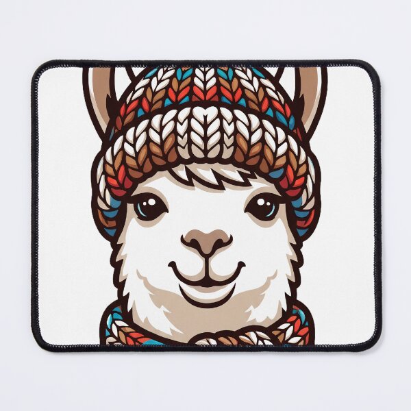 Artikelvorschau, Ein Lama erzählt dir vom Winter. Süßes Lama entworfen und verkauft von Quillway.