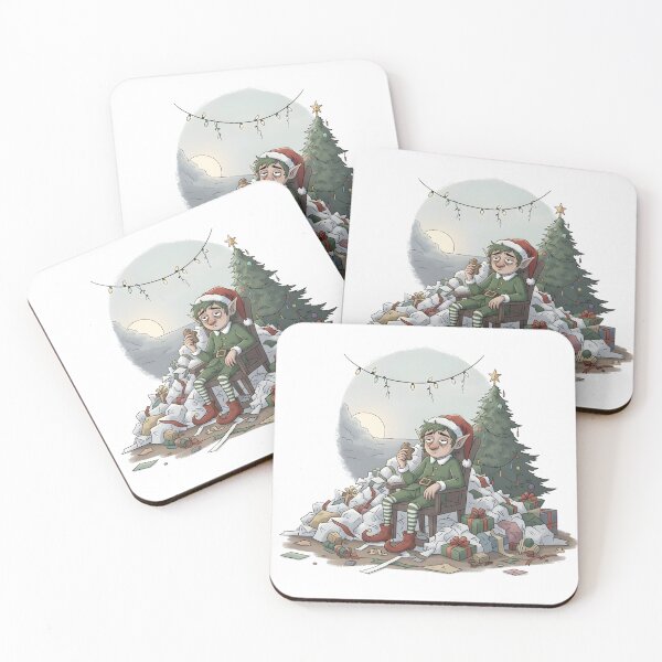 Item preview, Tired Christmas Elf After Party designed and sold by ReykorShop.
