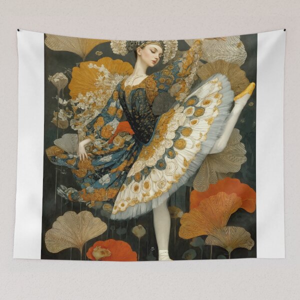 Item preview, Floral Pirouette: Ballerina in Bloom designed and sold by ForeverPrintsOK.