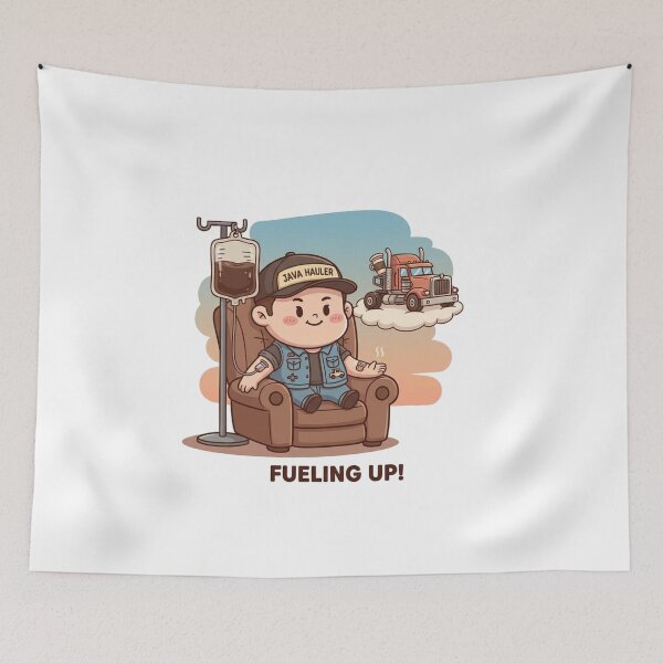 Item preview, Truck Driver Coffee IV Drip designed and sold by JLMWorks.