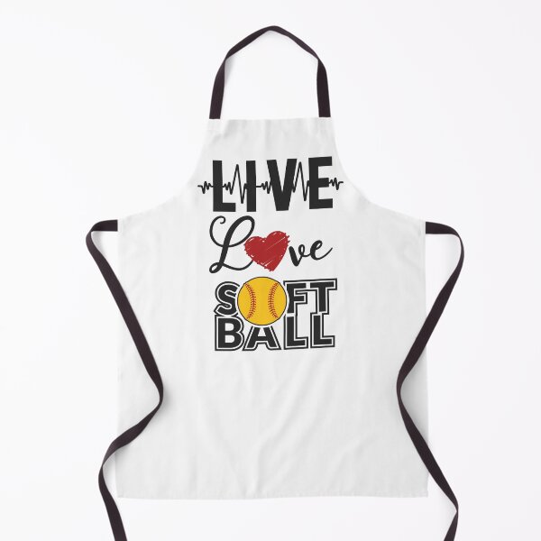 Item preview, Live, Love Softball: Apparel & Home Decor designed and sold by Compass and a Camera.