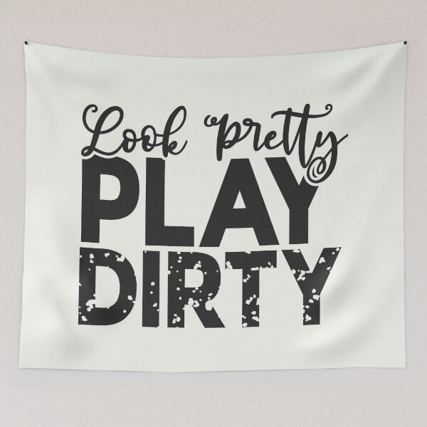 Item preview, Look Pretty, Play Dirty: Softball Apparel and Home Decor designed and sold by Compass and a Camera.