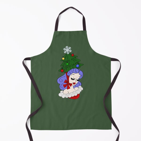 Item preview, Vintage Woman with Christmas Tree Hat designed and sold by AnnabethQuinn.