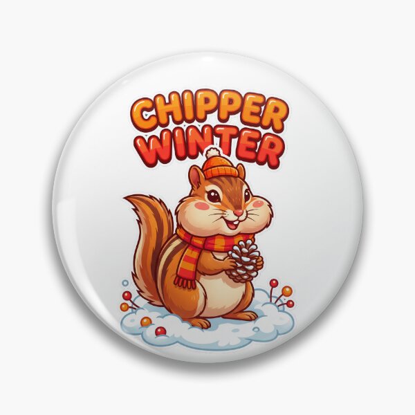 Item preview, CHIPPER WINTER Cute Chipmunk designed and sold by Quillway.