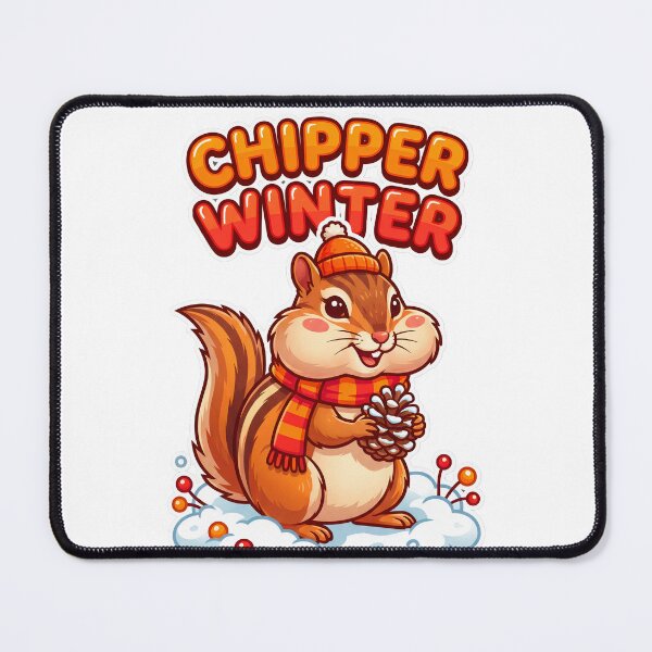 Item preview, CHIPPER WINTER Cute Chipmunk designed and sold by Quillway.