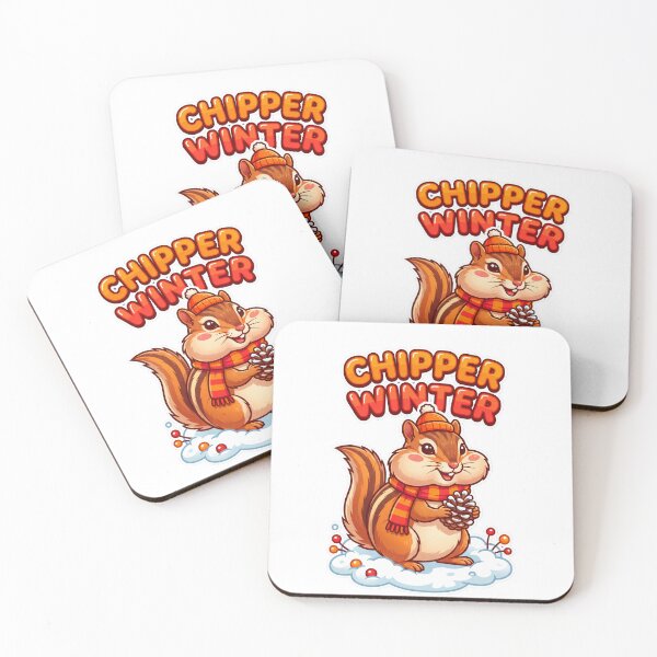 Item preview, CHIPPER WINTER Cute Chipmunk designed and sold by Quillway.