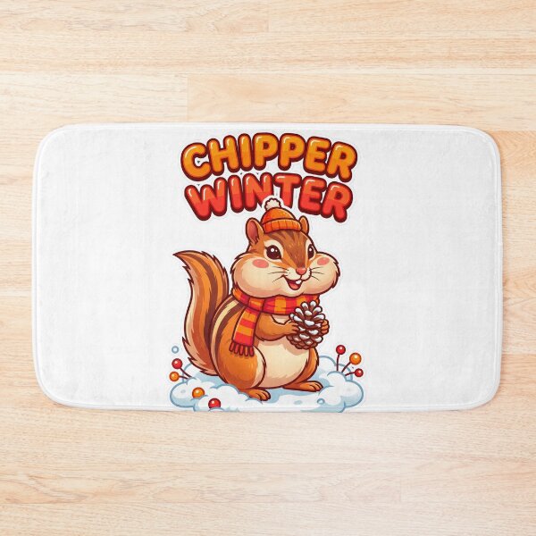 Item preview, CHIPPER WINTER Cute Chipmunk designed and sold by Quillway.