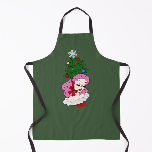 Item preview, Vintage Woman with Christmas Tree Hat designed and sold by AnnabethQuinn.