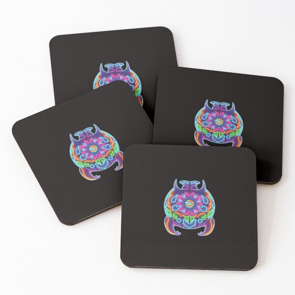 Item preview, Neon Floral Tribal Turtle Mandala designed and sold by Color for Balance .