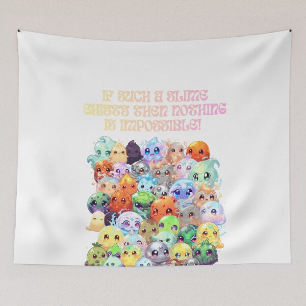 Item preview, “If Such a Slime Exists – Then Nothing Is Impossible! | Ultimate Slime Collection (40+ Types)” designed and sold by Monzora.