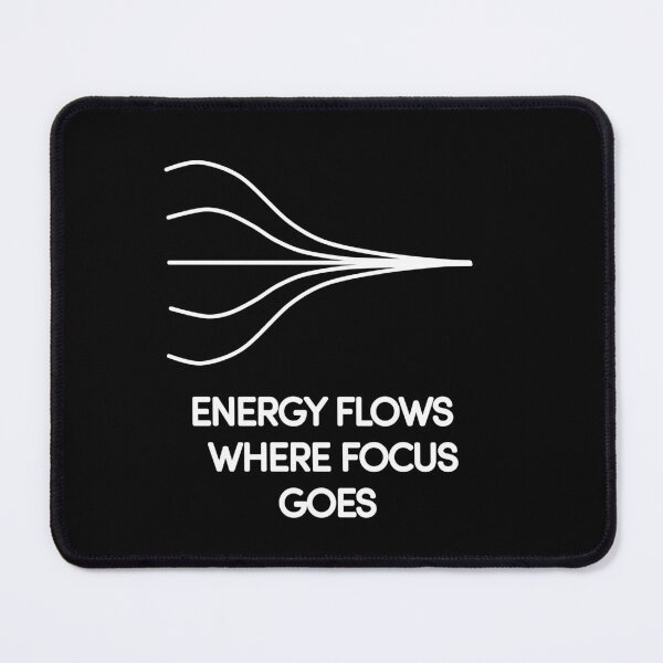 Item preview, Energy Flows Where Focus Goes – Abstract Wavy Line Art Converging Design, Minimalist Motivation Illustration for Stickers and Apparel designed and sold by OnPointOutfits.