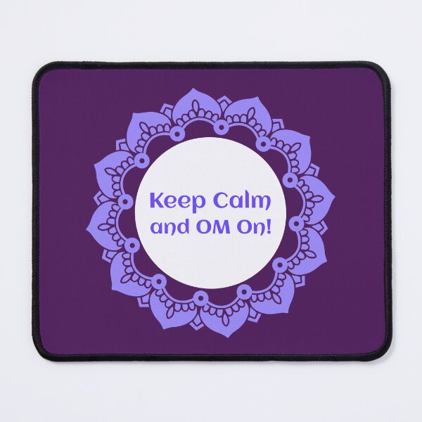 Item preview, Keep Calm and OM On! beginnersYoga. designed and sold by "Vibe & Style Merch".