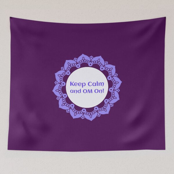 Item preview, Keep Calm and OM On! beginnersYoga. designed and sold by "Vibe & Style Merch".