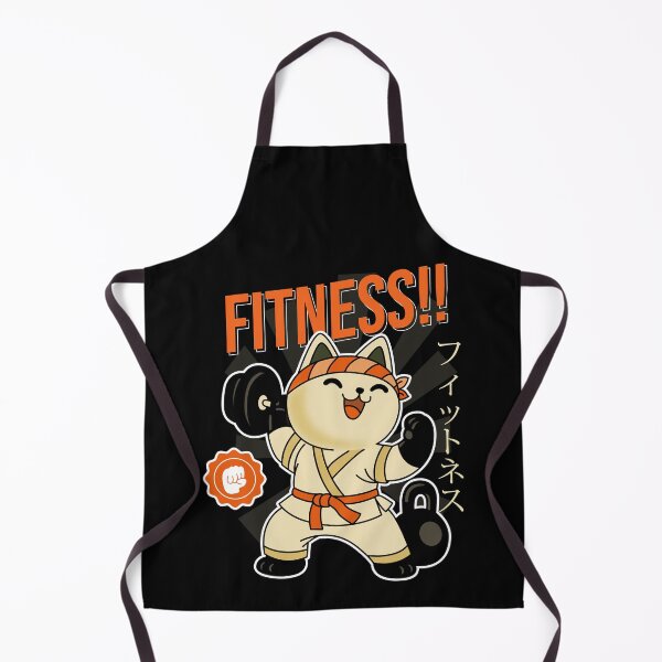 Item preview, Cute Karate Cat Fitness Mascot – Kawaii Workout Martial Arts Design designed and sold by ouaredi.