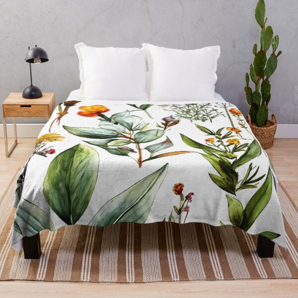 Artikelvorschau, Botanischer Aquarelldruck – Nahtlose Blumenillustration entworfen und verkauft von soulfulpalette.