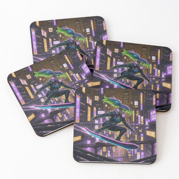 Item preview, Neonpunk Night Ride designed and sold by Krfto.