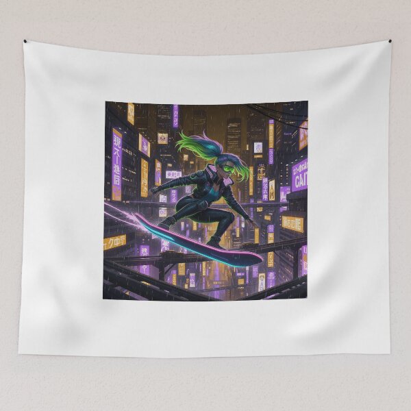 Item preview, Neonpunk Night Ride designed and sold by Krfto.