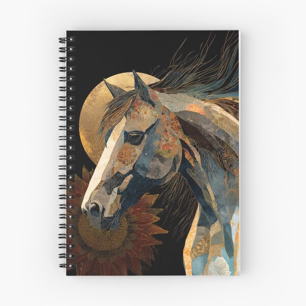 Item preview, Celestial Sunflower Horse Collage designed and sold by bubblegoth.