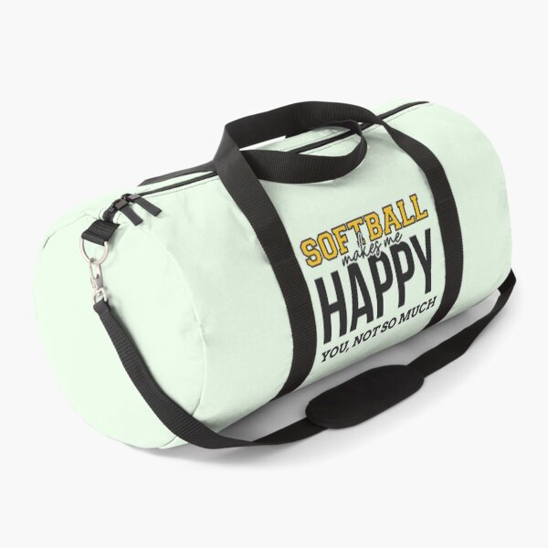 Item preview, Softball Makes Me Happy, You Not So Much Apparel and Home Décor  designed and sold by Compass and a Camera.