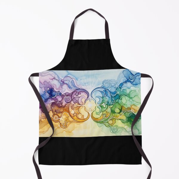 Item preview, Unity Consciousness - Colorful Abstract Watercolor Energy Art designed and sold by JaneMcCarthyStudio.