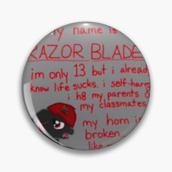 Item preview, my name is razor blade designed and sold by E-Shu.