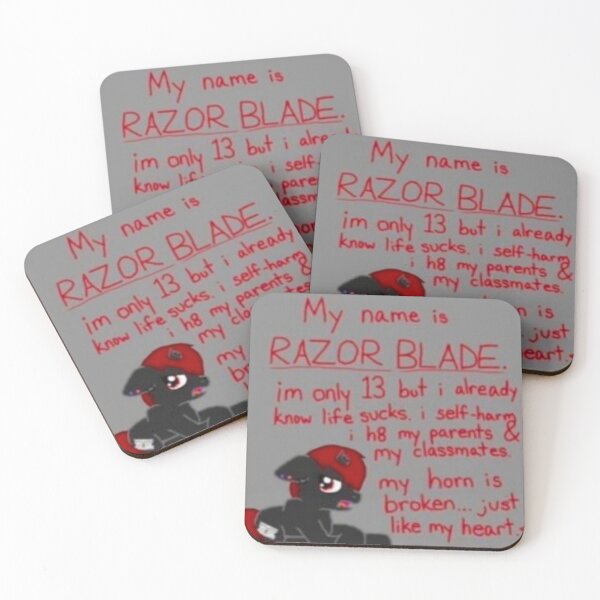 Item preview, my name is razor blade designed and sold by E-Shu.