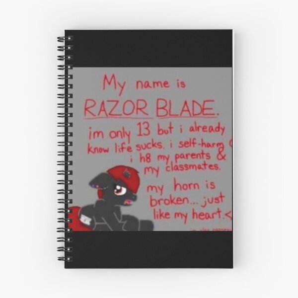 Item preview, my name is razor blade designed and sold by E-Shu.