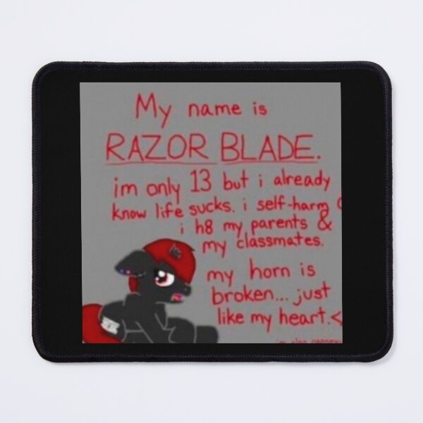 Item preview, my name is razor blade designed and sold by E-Shu.