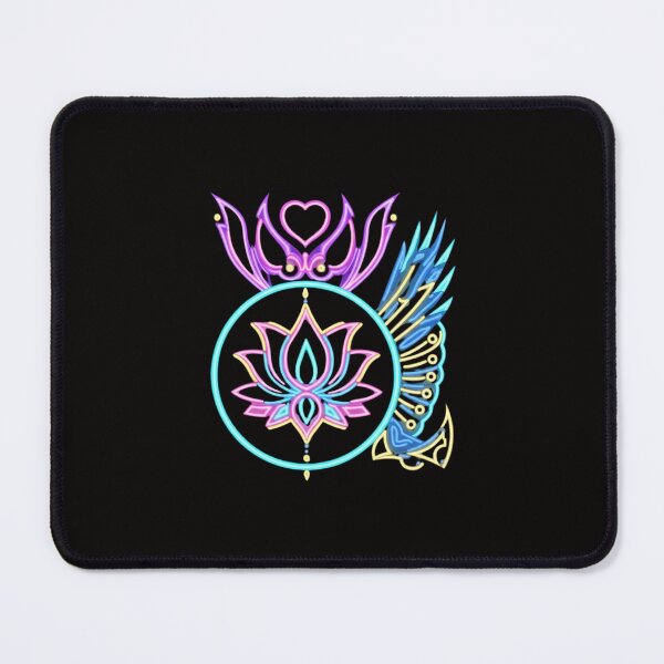 Item preview, Neon Lotus Heart Wing Mandala designed and sold by Color for Balance .