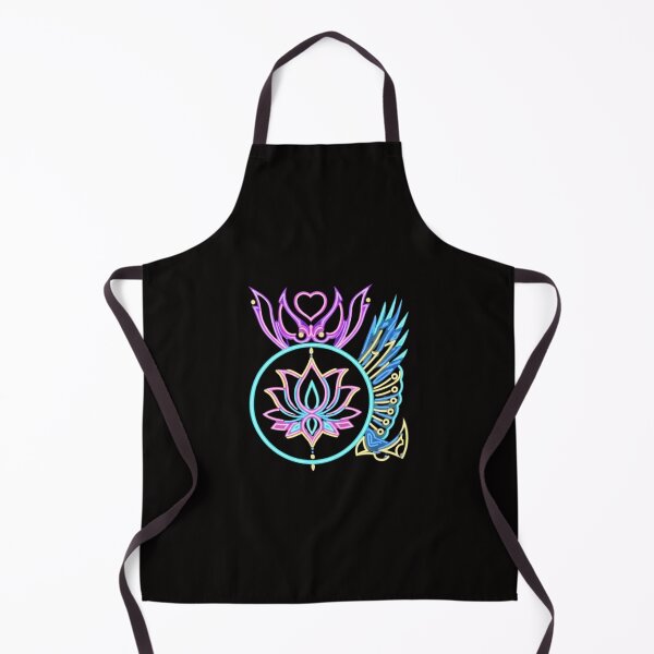 Item preview, Neon Lotus Heart Wing Mandala designed and sold by Color for Balance .