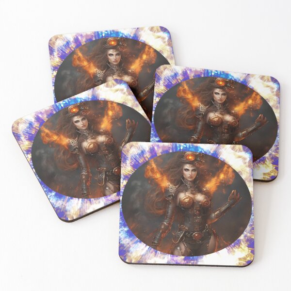 Item preview, Voltara – Ember-Hearted Fire Goddess designed and sold by BandGTees.
