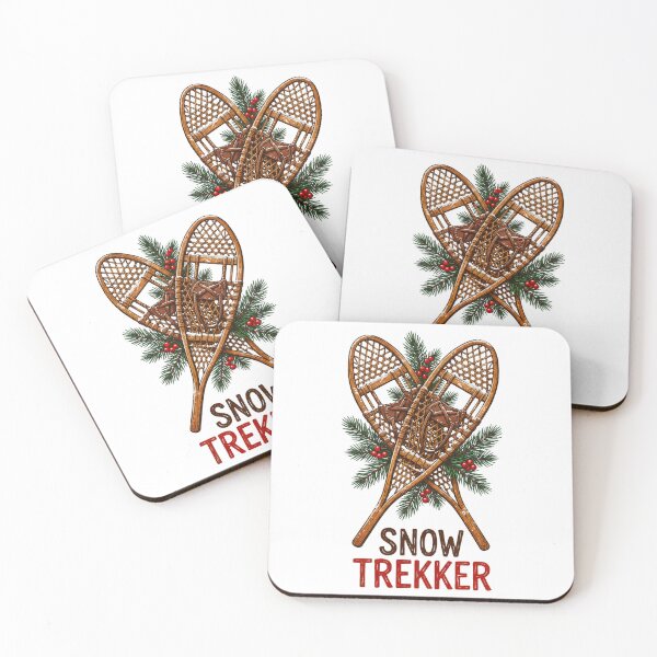 Item preview, SNOW TREKKER Vintage Snowshoes designed and sold by Quillway.