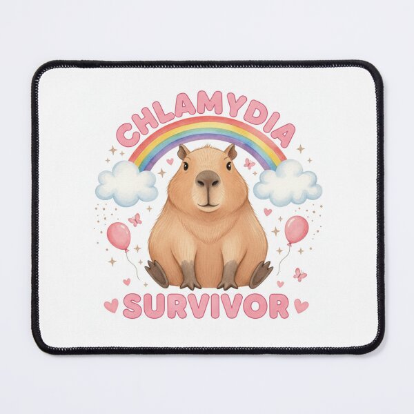 Item preview, Capybara Chlamydia survivor funny gag adult humor novelty  designed and sold by CheeseBlueprint.
