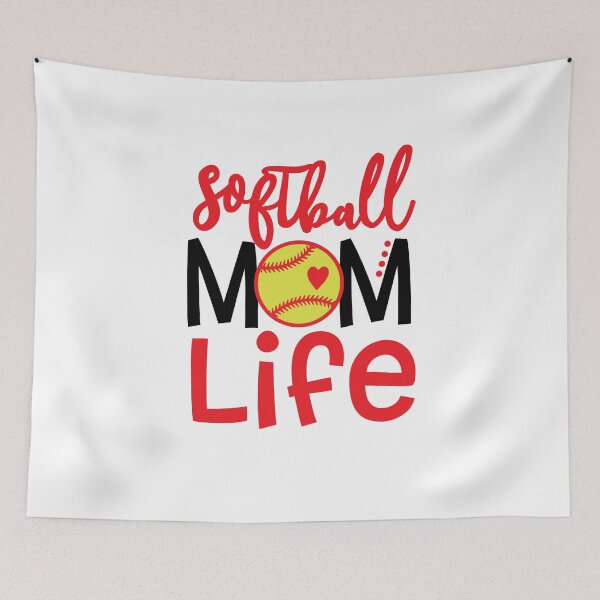 Item preview, Softball Mom Life: Apparel & Home Décor designed and sold by Compass and a Camera.