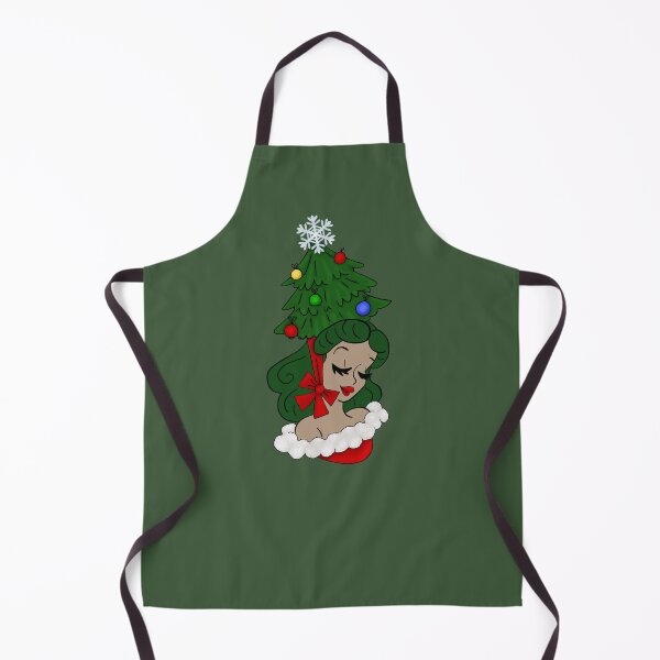 Item preview, Vintage Woman with Christmas Tree Hat designed and sold by AnnabethQuinn.