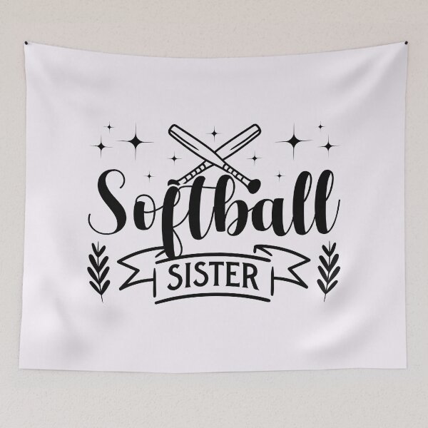 Item preview, Softball Sister Apparel and Home Decor designed and sold by Compass and a Camera.