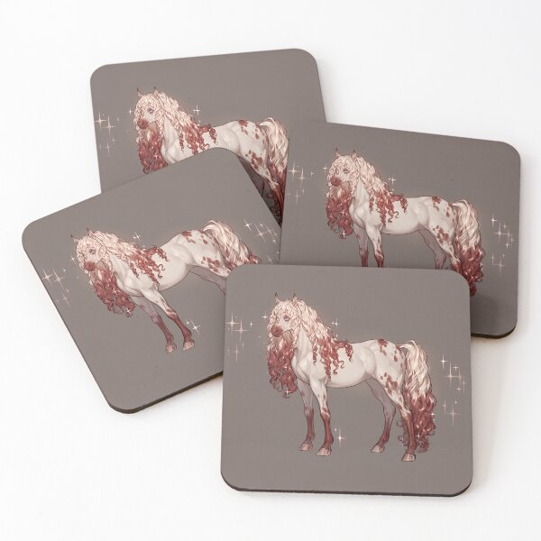 Item preview, Cute Curly Mane Fantasy Horse designed and sold by bubblegoth.
