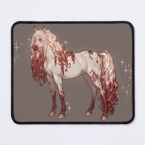Item preview, Cute Curly Mane Fantasy Horse designed and sold by bubblegoth.